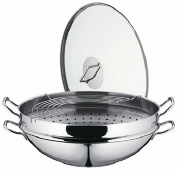 Vinci-Wok Macao 4 Piece With Steaming Insert